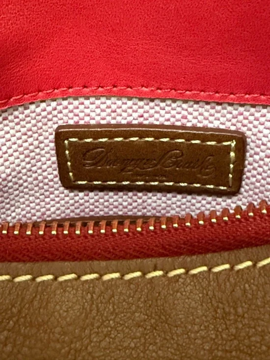 Dooney & Bourke Florentine Leather Tasseled Satchel Bag - Picture 10 of 14